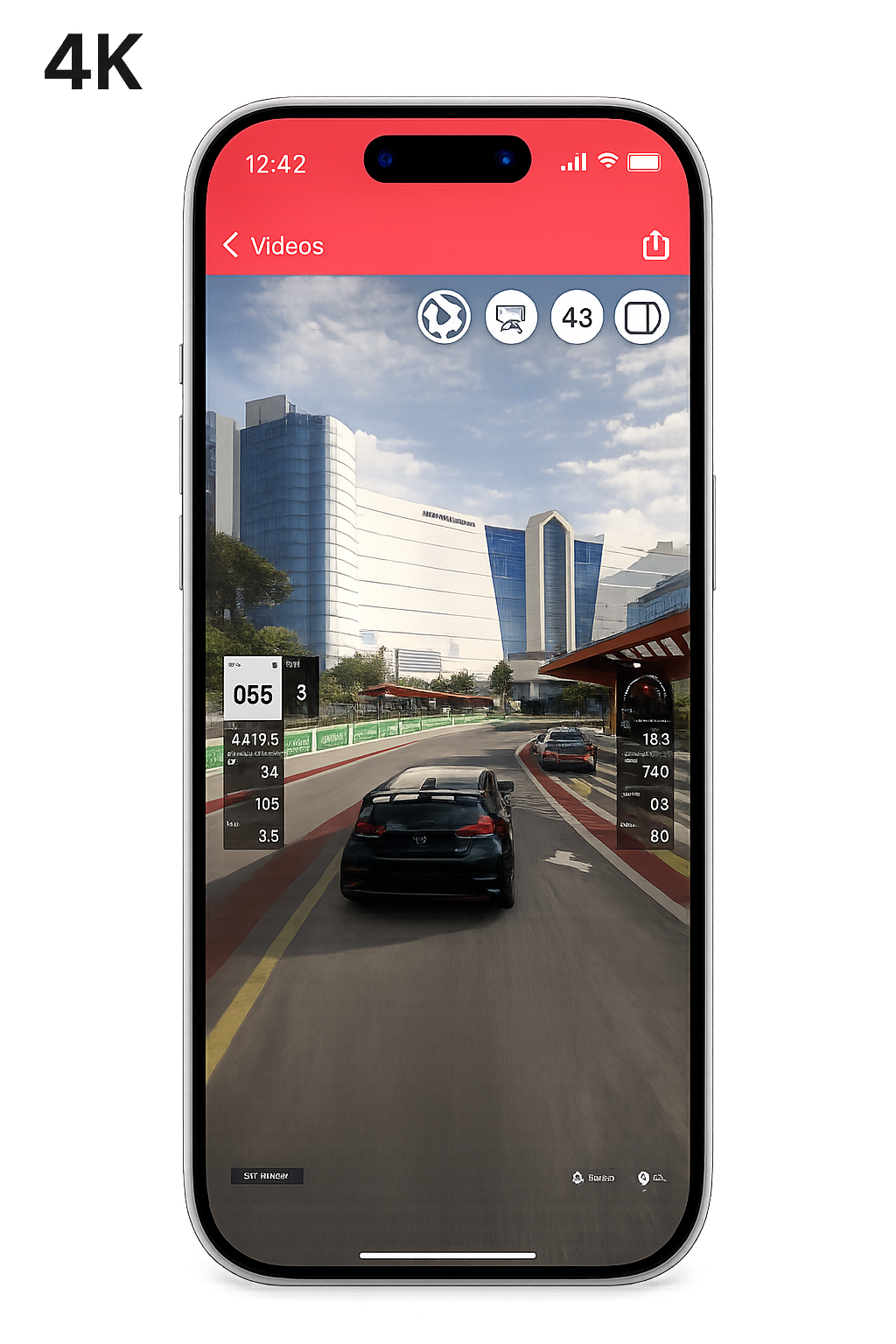 Screen Recorder app interface on iPhone